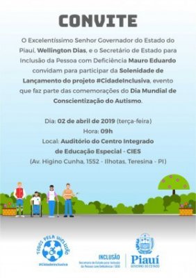SEID lança o projeto #CidadeInclusiva para Teresina