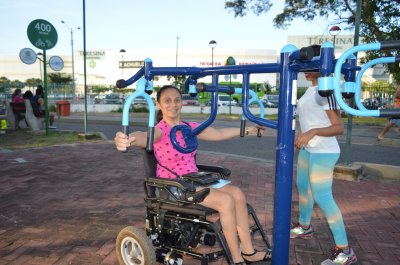 Pessoas com deficiência ganham academia