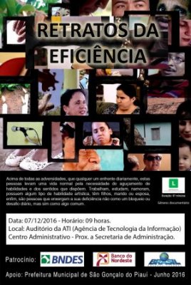 Filme Retratos da Eficiência será lançado na quarta (07)