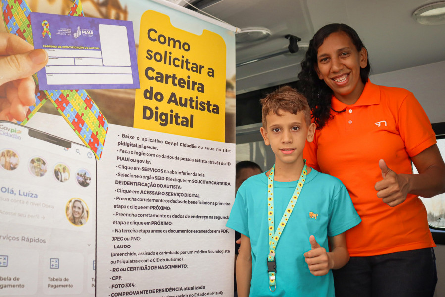 Inclusão Itinerante atende pessoas com deficiência durante a Caravana da Cidadania em Teresina