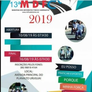 Governo apoia Maratona dos Deficientes Físicos Cadeirantes