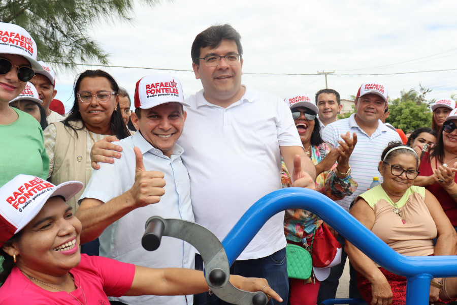 Governador inaugura academia acessível ao ar livre em Alegrete