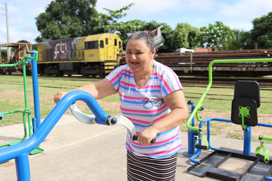 Altos recebe academia acessível ao ar livre