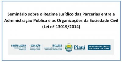 Seid realiza seminário sobre lei de parceria da Administração Pública e entidades da sociedade civil