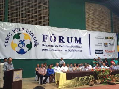 Seid realiza Fórum Regional de Políticas Públicas para Pessoas com Deficiência, em Barras