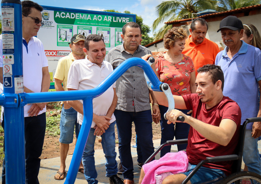 Seid implanta academia acessível ao ar livre no município de Santana do Piauí